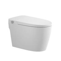 Siège de toilette intelligent non électronique Air Energy avec bidet, lavage féminin, fonction flash automatique, télécommande, S P Trap, pour hôtels en Asie du Sud-Est et en Afrique