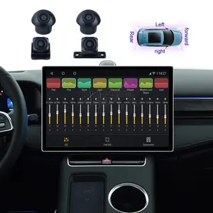 Autoradio 12 inch Universal Ram 4GB Rom 64GB 4G GPS Navigator For Car Stereo 2Din Android Auto Carplay With 360 Panoramic Camera
