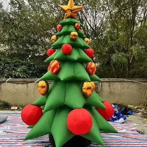 ODM OEM produsen iklan tiup tiup tiup pohon Natal halaman Dekorasi