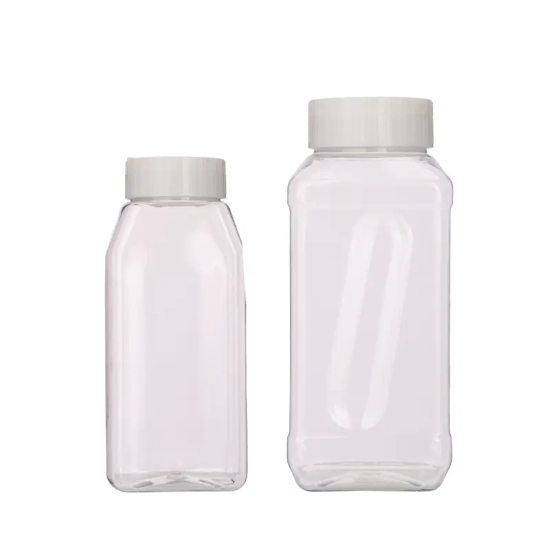 BPA Free 950ml PET Runde Kunststoff Gewürz glas Gewürz flasche für Behälter Powder Shaker Pfeffer Verpackungs flasche