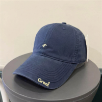 Casquette de baseball unisexe en coton non structurée à 6 panneaux, style vintage, avec logo personnalisé, broderie, visière incurvée, marque privée OEM, vente en gros