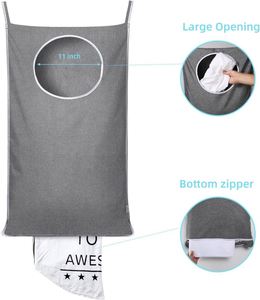 Hanging Laundry Hanmper Bag Door Laundry Hamper <b>Storage</b> Bag for Dirty Clothes - Product Image 3