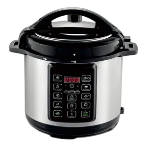 10L 12L Smart Slow Pressure Cooker 5L 6L 8L Rice Cooker Large Stainless Steel Digital Electric Food Steamer