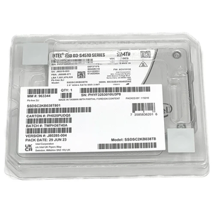 Nouvelle disque SSD interne Intel 3,84 To SATA 6 Gbit/s 2,5 pouces TLC (SC2KB038T801D3 S4510) avec boîtier métallique pour ordinateur de bureau, garantie 1 an - Product Image 1