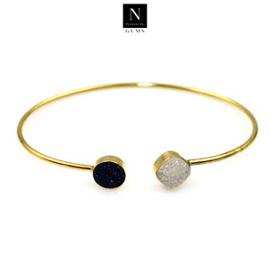 อินเทรนด์รอบ Drzy อัญมณี Handcrafted กําไลข้อมือกําไลข้อมือสร้อยข้อมือทอง - Product Image 5