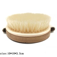Brosse sèche de bambou et poils de Nylon, personnalisable avec Logo, 10 pièces