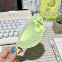 Nouvelle Arrivée Hicey : Crème Glacée en Gros Saveur Melon Honeydew, Crème Glacée 3D en Forme de Fruit Melon Hami et de Noix de Coco