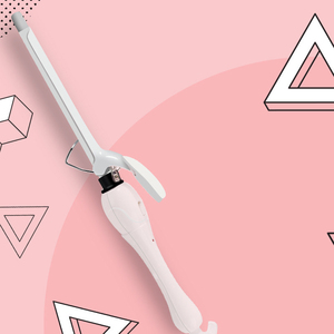Fer à friser avec revêtement céramique et technologie ionique négative, pour usage domestique, outil de coiffure professionnel de salon, appareil portable pour la coiffure - Product Image 1
