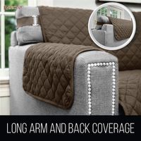 Vente directe d'usine, housse de protection pour fauteuil et canapé en microfibre résistante à l'eau et douce