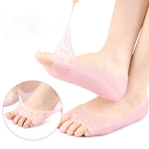 Calzini <span class=keywords><strong>da</strong></span> barca SEBS a punta aperta per donne invisibili <span class=keywords><strong>da</strong></span> estate antiscivolo traspirante Casual calzini Anti-crack punta Modulare - Product Image 2