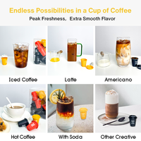 LIFEWORTH Vente à chaud de café infusé à froid, café instantané lyophilisé