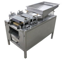 Équipement de cuisine commerciale de haute qualité, éplucheur d'œufs de caille automatique intelligent, moteur en acier 304, capacité de 300 kg/h, machine à éplucher les œufs