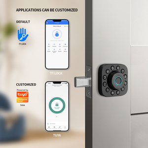 Oyo Kẽm Hợp Kim Thông Minh Khóa BLE Tuya Ứng Dụng Keyless Nhập Vân Tay Bàn Phím Thẻ Key Tự Động Khóa Cho Cửa Gỗ An Ninh Nhà Hệ Thống - Product Image 4