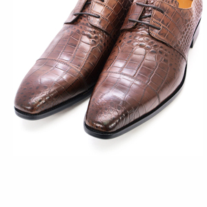 Chaussure Oxford classique pour homme Daniel Wafer, chaussure formelle en cuir véritable - Product Image 4