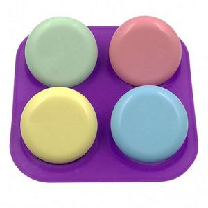 4 Cavity Silicone Mold Round Ball Shape DIY <b>Bath</b> Fizzies Mould Soap Making Tool - Product Image 6