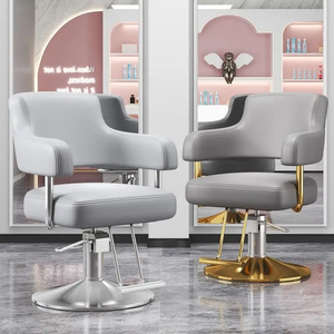 Chaise de salon de coiffure en métal durable pour salon de coiffure <span class=keywords><strong>coiffeur</strong></span> coupe de cheveux salon de coiffure meubles beauté style - Product Image 6