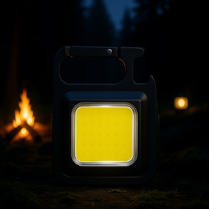 Linterna de Llavero D0100H74CFJ Negra, Paquete de 2, Luz de Camping, Funciona con Pilas AAA, Material ABS, Luz Blanca - Product Image 2