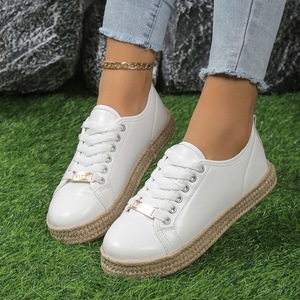 Baskets Espadrilles Montantes Grande Taille pour Femmes, Chaussures Décontractées Polyvalentes Printemps Automne, Respirantes et Rehaussantes - Product Image 3