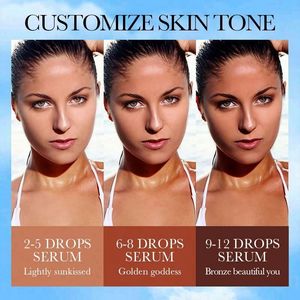 Huile scintillante pour le corps Sadoer, hydratant personnalisé, marque privée, huile d'essence bronzante naturelle pour le visage et le corps entier, ingrédients véganes - Product Image 6