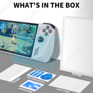 9H Nano kính Pet bảo vệ màn hình cho Asus ROG đồng minh chơi game cầm tay chống sốc chống chói cảm ứng nhạy cảm bảo vệ phim - Product Image 6