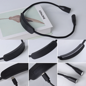 Giáng Sinh Quà Tặng Hot Bán 3 Màu 9 Mức Độ Thay Đổi Độ Sáng USB Có Thể Sạc Lại Tay Di Động Miễn Phí Đa Góc Cổ Ôm Đèn Đọc Sách - Product Image 2