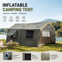 Tente de camping gonflable commerciale légère et durable pour la promotion d'événements en plein air avec matériau imperméable