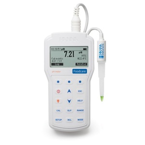 Medidor de pH Portátil Profesional para Alimentos HANNA - HI98161, Medidor de pH Avanzado de PVDF para Análisis de Diversos Alimentos HI98161 - Product Image 1