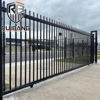 Clôture en acier galvanisé Ruibang Spear Top pour les délimitations des parkings aux États-Unis et au Canada