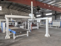 Ligne de laminage à chaud PUR - Machine de laminage de films PVC, PET, CPL pour revêtements de sol en bois, panneaux muraux, portes d'armoires et de placards
