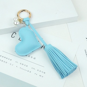 Oneway <b>Key</b> Ring Factory Wholesale Heart Fashion Travel Keychain Custom Brand Name Designer Keychains Tassel Travel <b>Key</b> <b>Chain</b> - Product Image 6