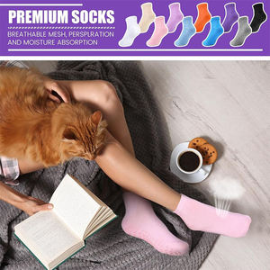 Wholesale Custom Logo Anti Slip Socks – Non Skid <b>Trampoline</b> Grip Socks – Print Logo Bottom – Free Size – Spring - Product Image 5