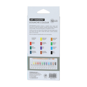 Peinture <span class=keywords><strong>gouache</strong></span> Art Rangers 12 couleurs * 6 ml, ensemble de peinture <span class=keywords><strong>gouache</strong></span> avec un pinceau - Product Image 3