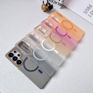 Étui de téléphone d'usine, translucide mat, couverture intégrale en PC, <span class=keywords><strong>coque</strong></span> de smartphone givrée pour Samsung <span class=keywords><strong>Galaxy</strong></span> S25 Ultra S24 Plus S23 <span class=keywords><strong>FE</strong></span> - Product Image 5