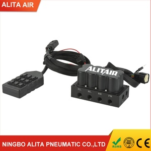 Kit de suspension pneumatique universel DC12V 200PSI, système de commande, électrovanne, collecteur, unité avec kit de commande à 9 boutons - Product Image 3