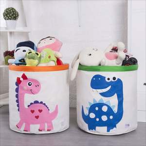 Extra <b>Large</b> Canvas Storage <b>Basket</b> Collapsible Organizer Bins for Laundry & Kid's <b>Toy</b> Organization - Product Image 3