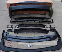 Kits carrosserie pour Dodge Durango 2011-2020, mise à jour 2021 SRT, pare-chocs avant, calandre avec capot en fibre de carbone pour Durango