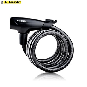 Verrou de vélo ETOOK avec système de fixation pratique, verrou de vélo à boucle, clé de verrouillage - Product Image 1
