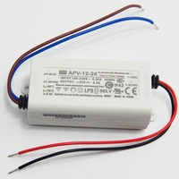En stock APV-12-12/24 Taiwan Mingwei 12W 24V DC Alimentation LED étanche 1A pour luminaires et bandes LED avec protection contre les surcharges