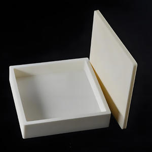 Plaque en céramique d'alumine de haute qualité 99.8% <span class=keywords><strong>creuset</strong></span> de plateau Al2O3 - Product Image 1
