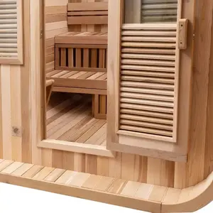 <span class=keywords><strong>Sauna</strong></span> en <span class=keywords><strong>bois</strong></span> de luxe pour l'extérieur, modèle 2026, pour une relaxation de luxe - Product Image 4