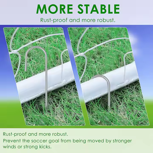 <span class=keywords><strong>Red</strong></span> <span class=keywords><strong>de</strong></span> Fútbol Ajustable y Removible, Resistente, para Entrenamiento en Interiores y Exteriores - Product Image 4