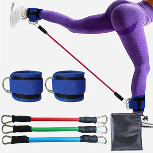 <span class=keywords><strong>Banda</strong></span> de Resistencia con Clip para Tobillo Unisex, Equipo de Fitness Portátil para Ejercicios de Piernas y Glúteos, Entrenamiento para Moldear Piernas - Product Image 2