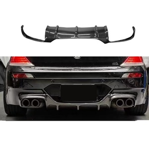 Factory Car M6 E63 E64 Carbon Fiber Diffuser v Style Car Rear Bumper <b>Splitter</b> Diffuser <b>Lip</b> for BMW M6 E63 E64 Auto Body Kits - Product Image 1