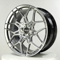 Jantes forgées en aluminium 6061-T6 personnalisées 5x112 15-30 pouces, jantes argentées pour Audi BMW Mercedes Porsche Tesla RE30RPF1
