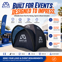 Gazebo Inflable Oxford 400D Impermeable Resistente Duradero Personalizado de Marca Carpa de Eventos Hermética Publicitaria