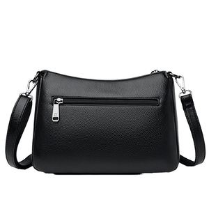 Women'S Pu Leather Knitting Shoulder <b>Bag</b> Fashion Handbags With Removable Strap For Daily Commute And Multiple Carrying Options - Product Image 1