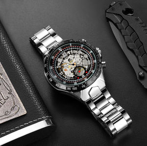 High Quality Elegant Design Business Luxury Customized Personalized Logo Steel Band Hollow Out <b>Mechanical</b> Movement <b>Watch</b> <b>for</b> <b>Man</b> - Product Image 5