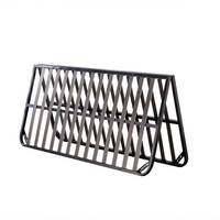 Cadre de lit pliant moderne en fer forgé, panneau de sommier incurvé antirouille, plateforme métallique pour lits doubles, queen et king size
