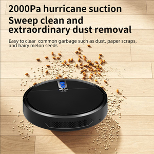 GEERLEPOL D3-001 Robot Aspirador Inteligente con Conexión Wi-Fi Alexa, Filtro HEPA, Succión de 2000Pa, Limpieza Automática y Función de Fregado - Product Image 3