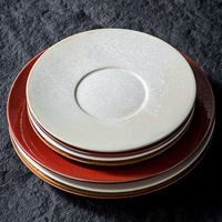 Juego de Vajilla de Cerámica Japonesa para Catering, Plato de Cerámica Rústico para Restaurante, Plato para Servir Comida